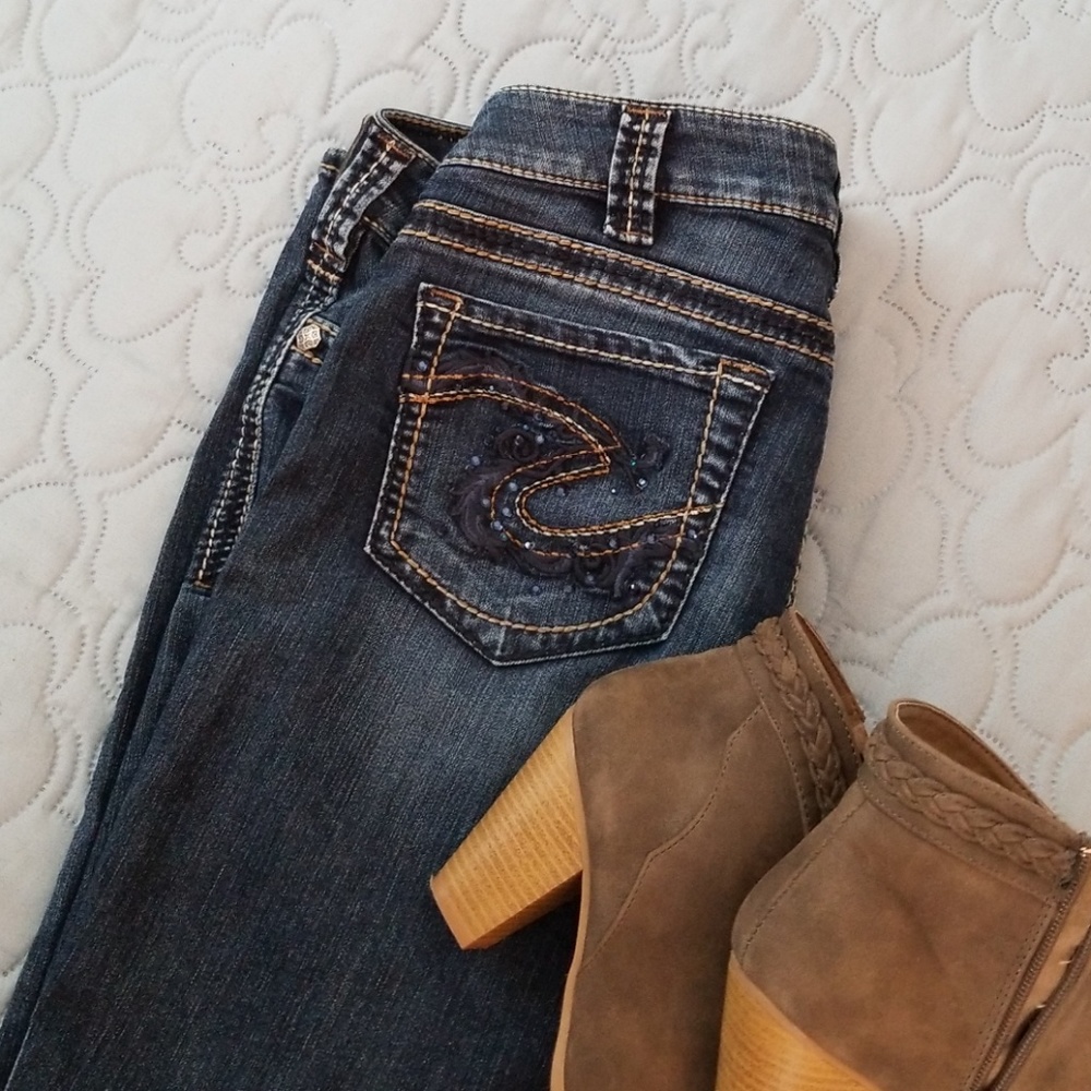Silver Suki Jeggings 31x31